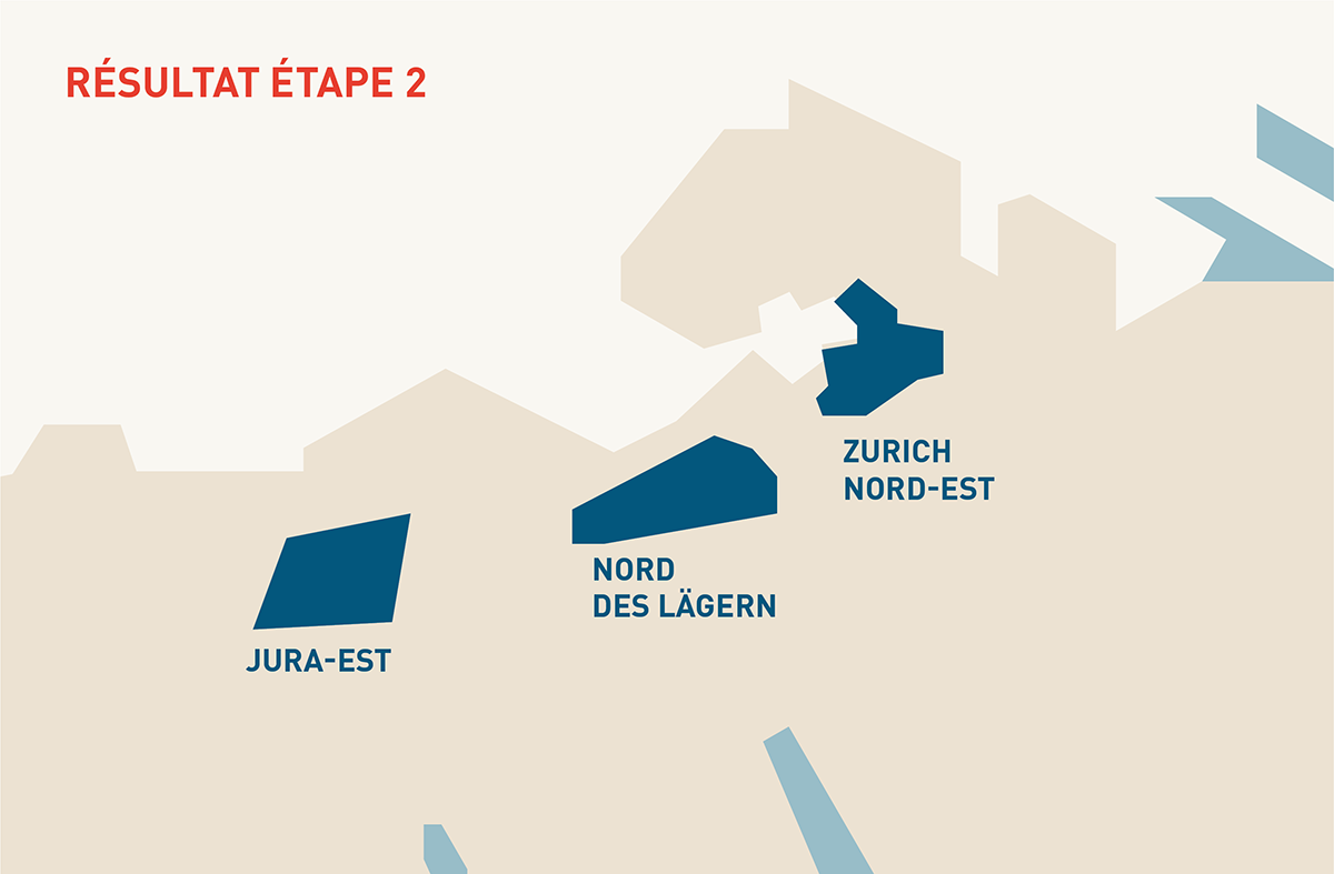 Standortgebiete Ergebnis Etappe fr 2