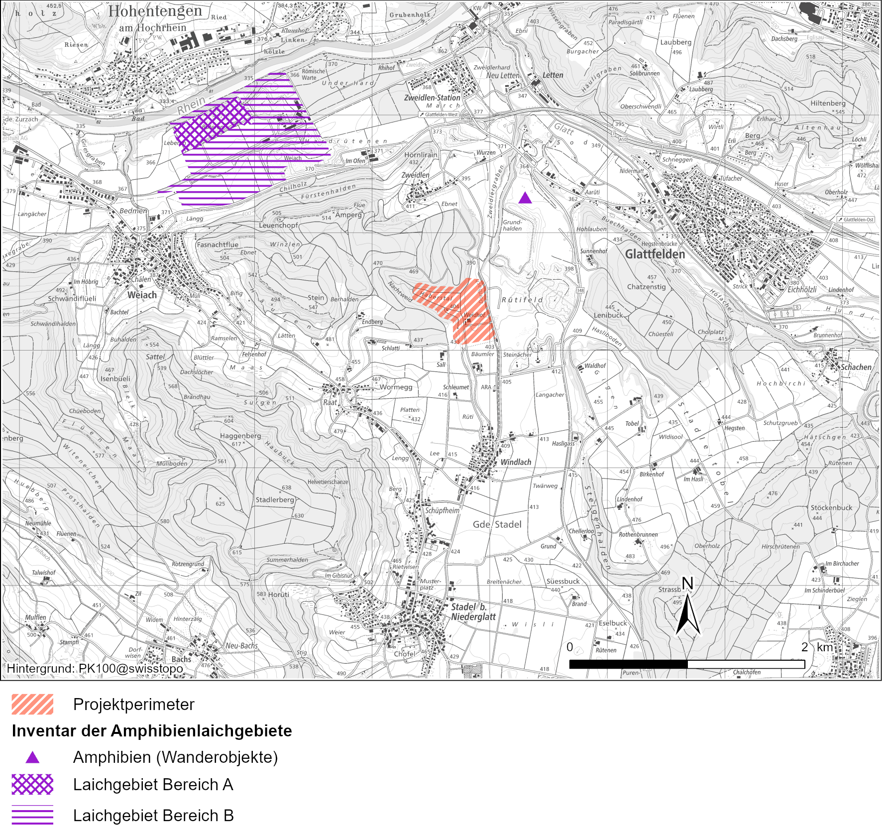 Amphibienschutzgebiete von nationalem Interesse (GIS-ZH 2024)