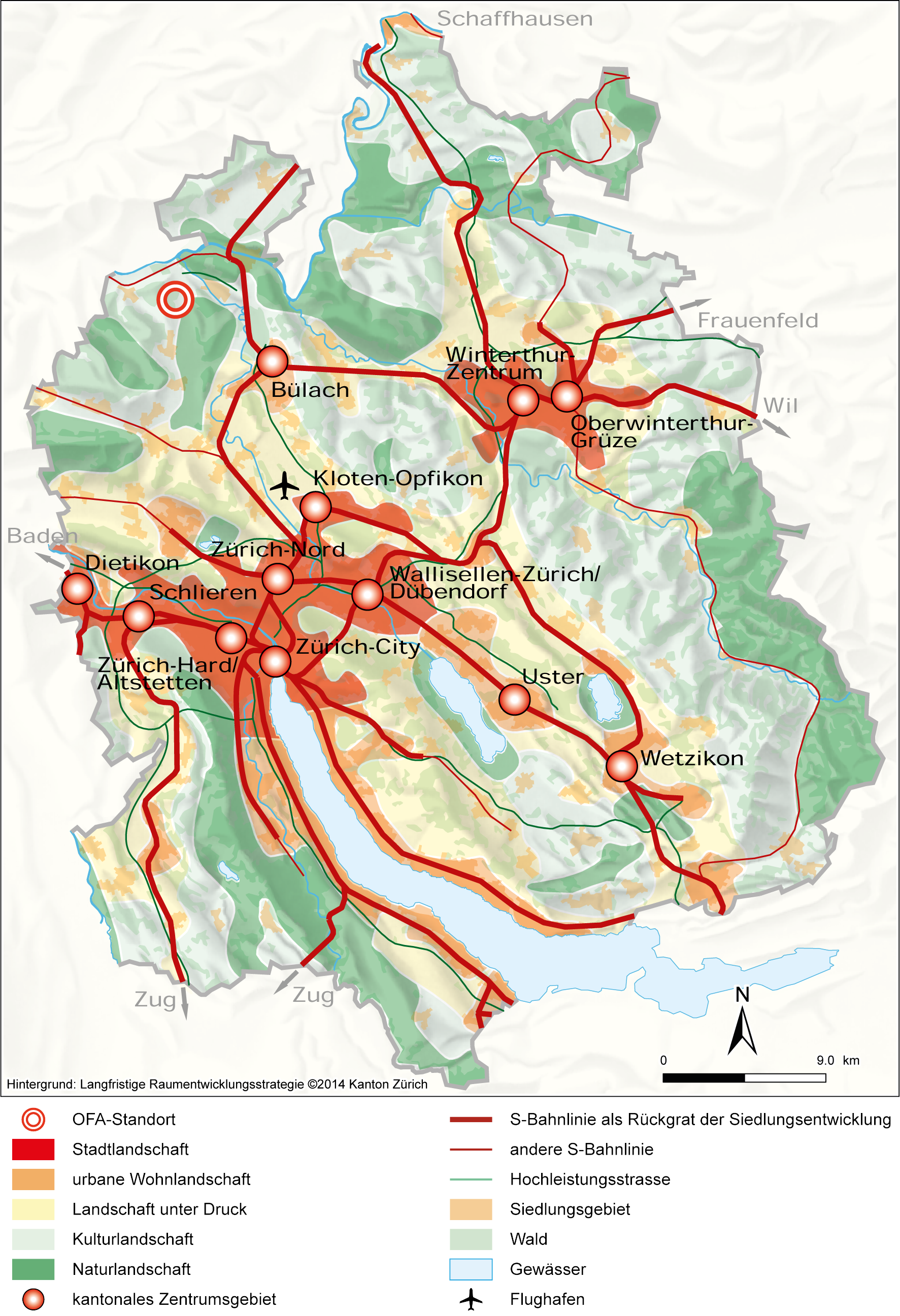 Handlungsräume im Kanton Zürich (2021)