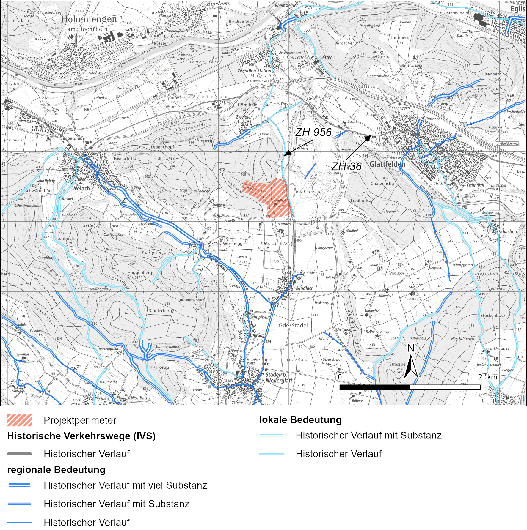 Ausschnitt aus dem IVS (GIS-ZH 2024)