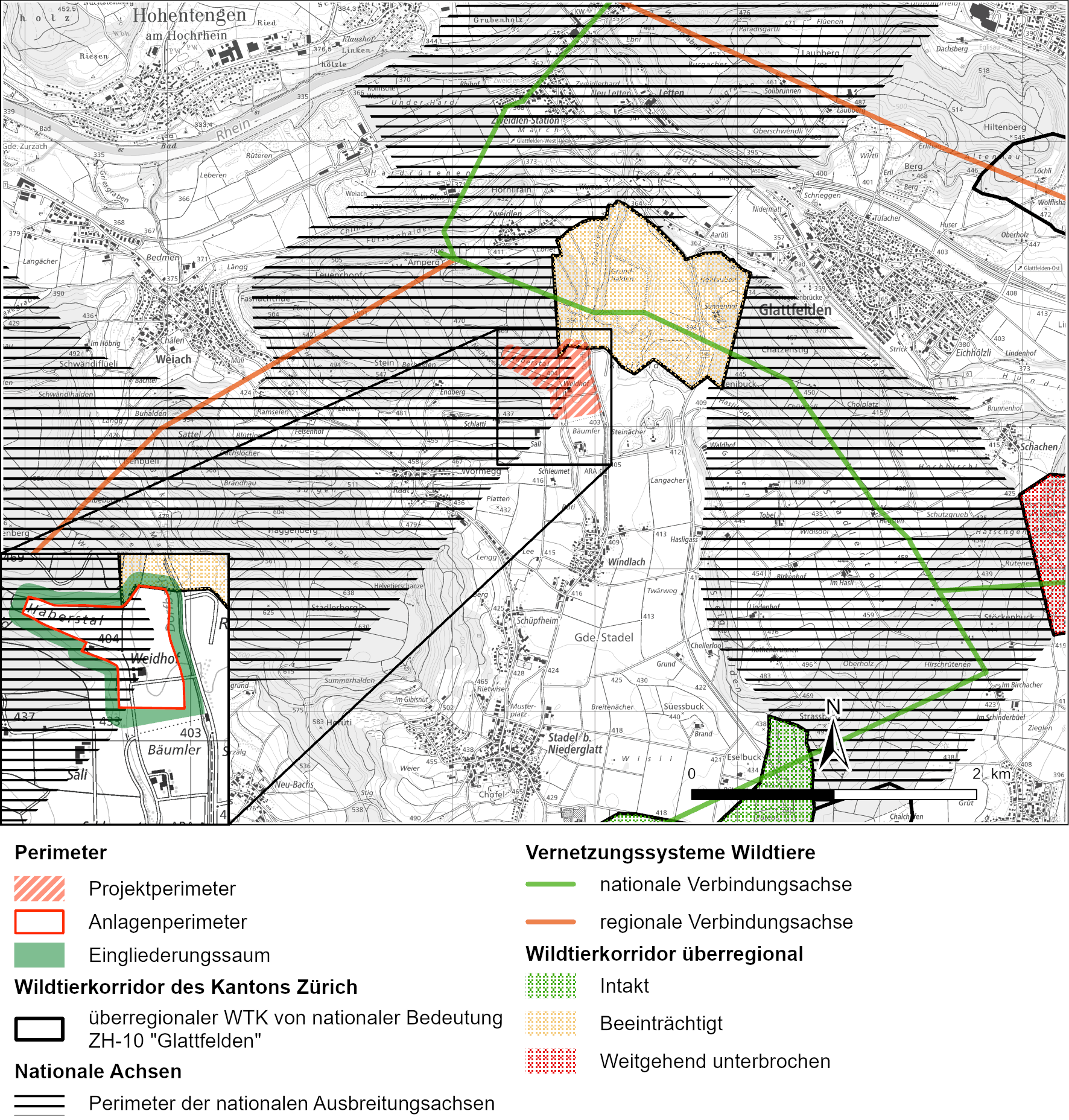 Wildtierkorridore (GIS-ZH 2024)